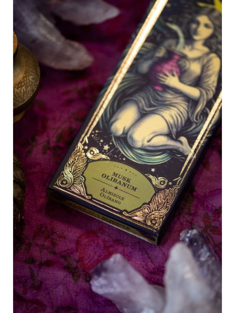 Vonné tyčinky Sagrada Madre Tarot Pižmo a Kadidlo