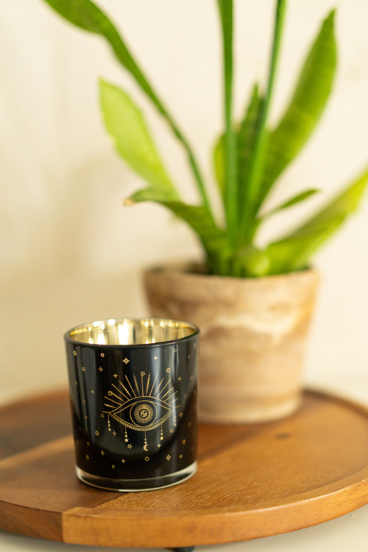 Metalický svietnik Eye of Providence