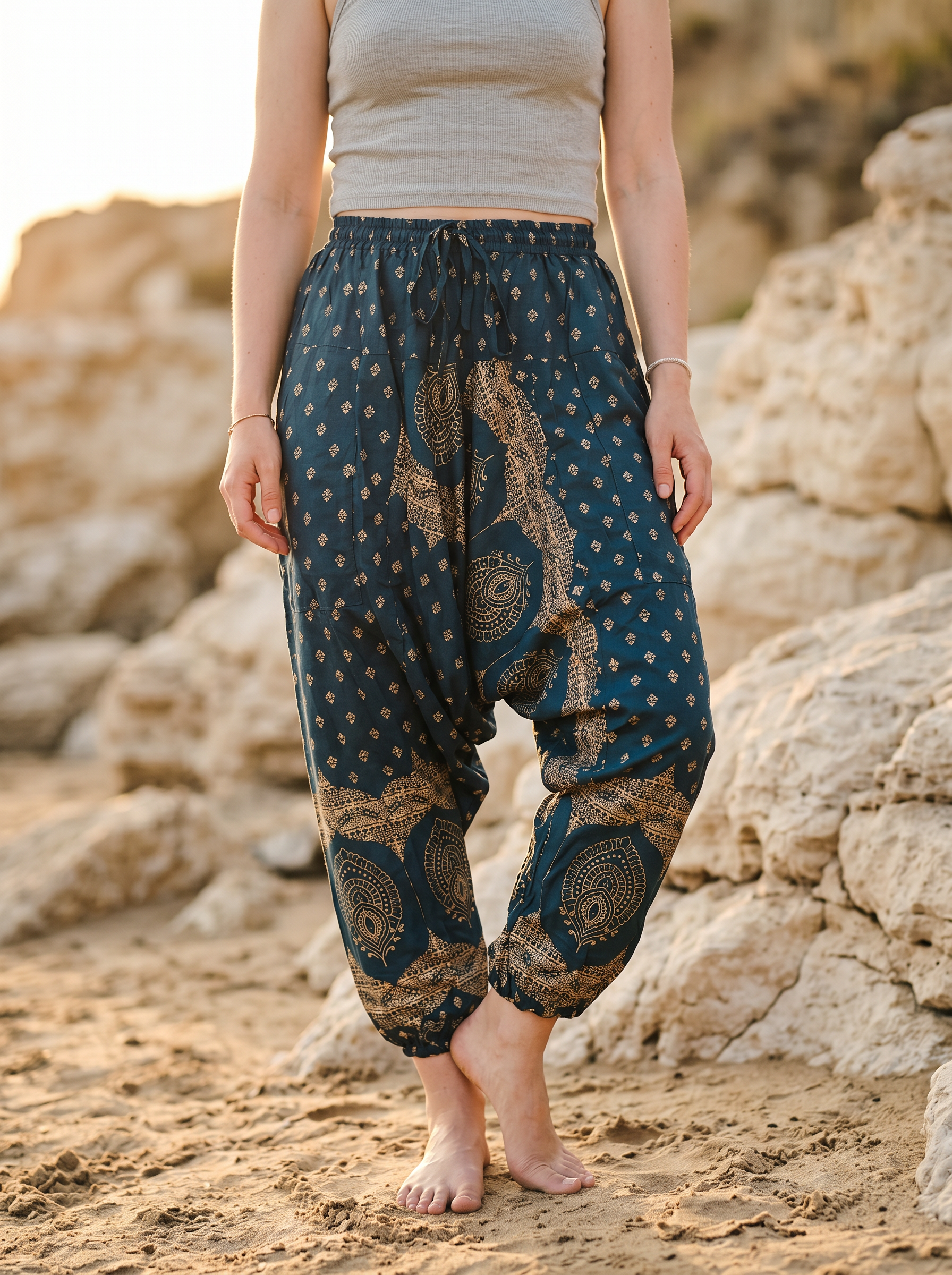 YOGA nohavice SHAKTI červené