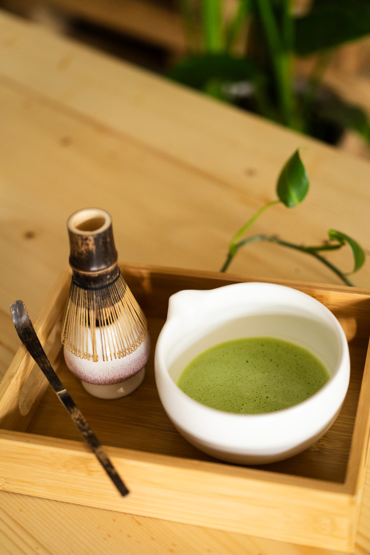 Tradičná japonská miska na matchu Tsuki