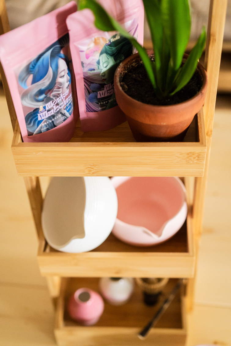 Tradičná japonská miska na matchu Tsuki