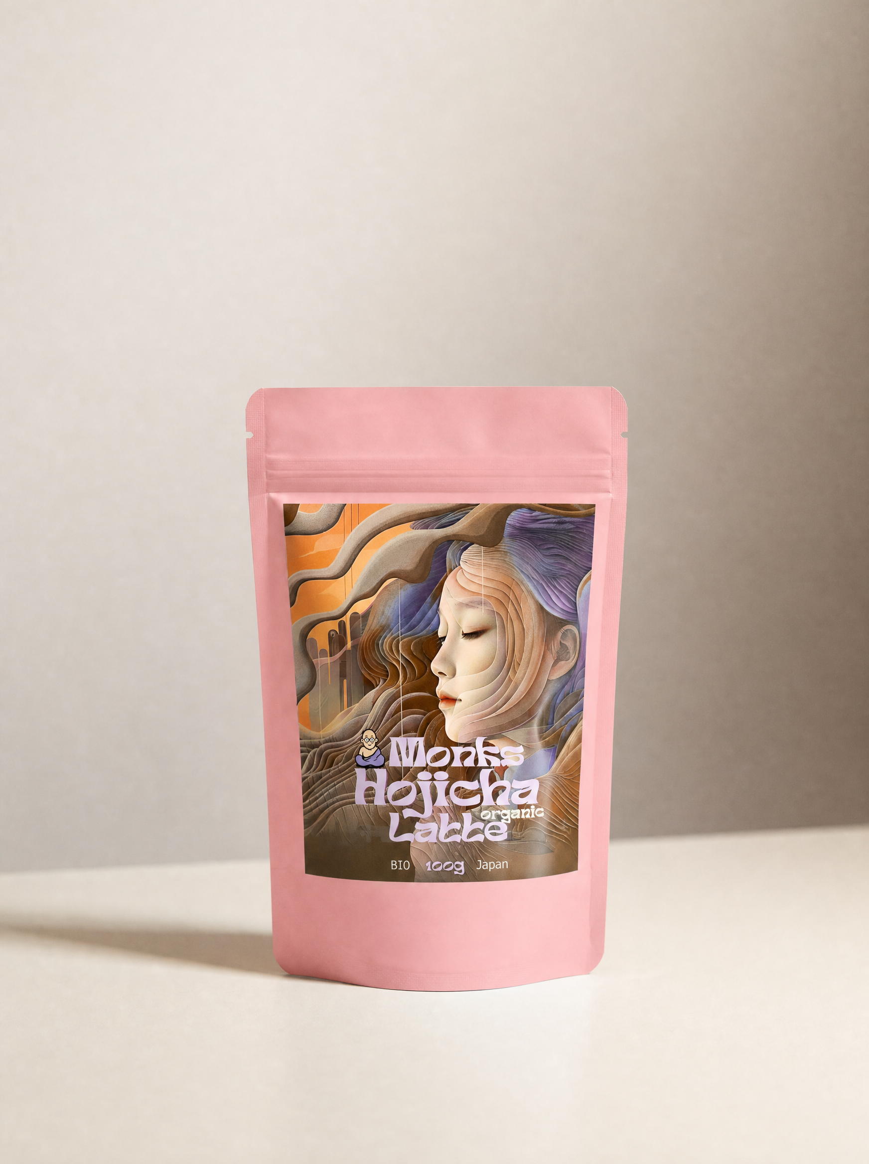 Monks Hojicha Latte 100g – japonský čaj