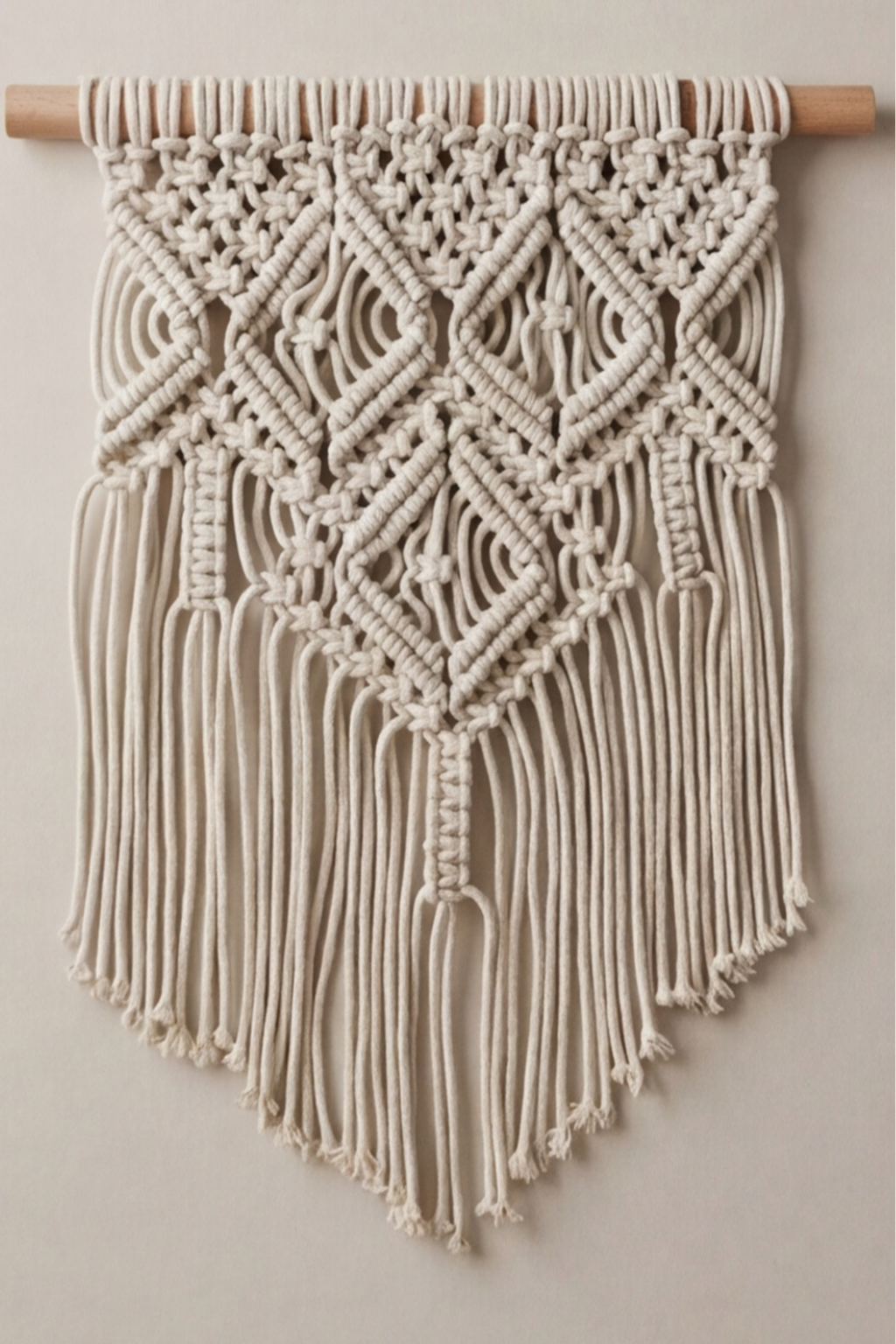 Macramé nástenná dekorácia