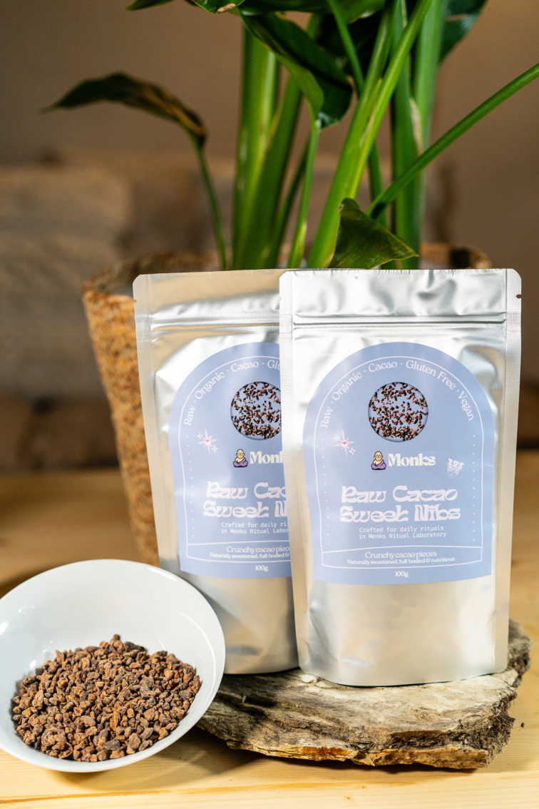 Monks Raw Cacao Nibs Bio