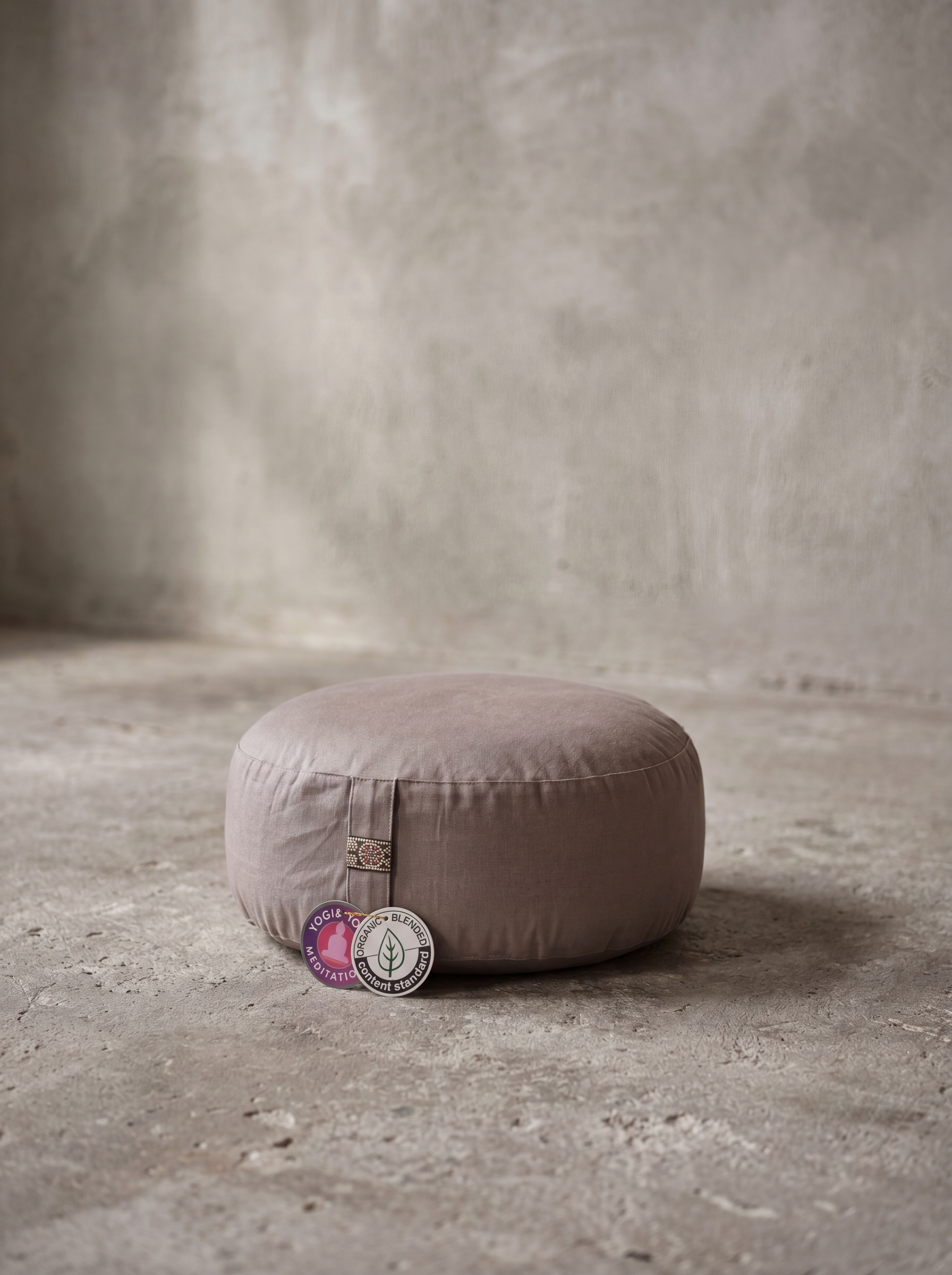 Meditačný vankúš Taupe Organic