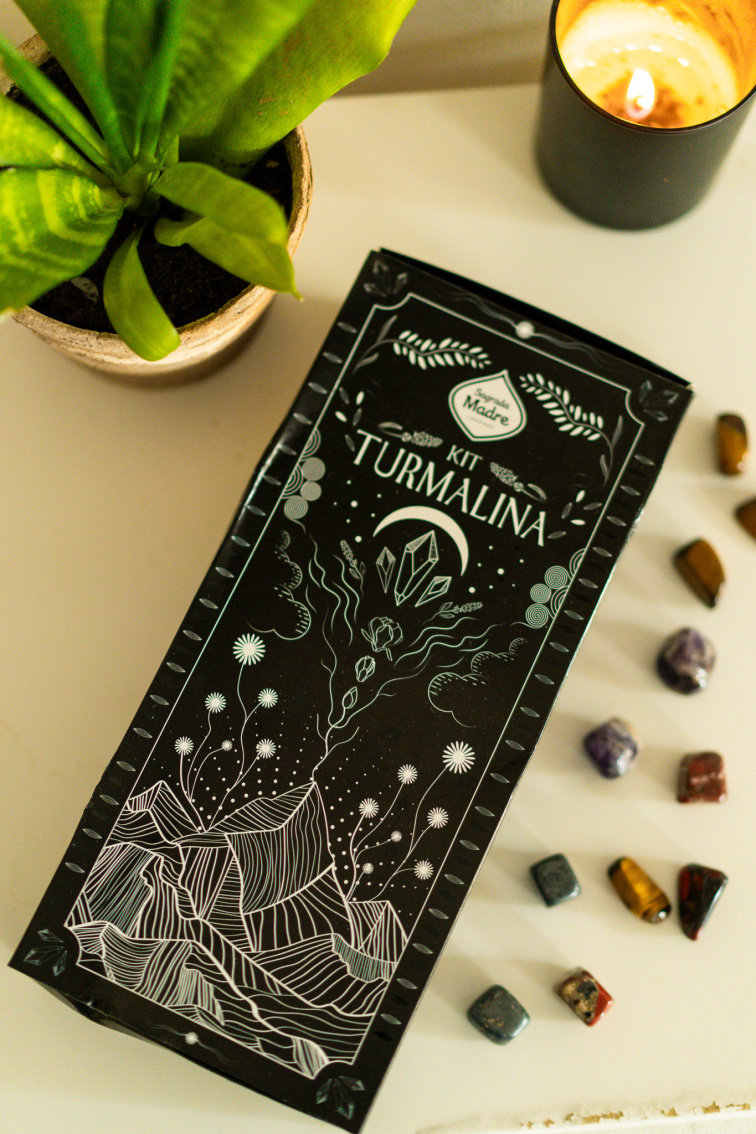 Sagrada Madre Kadidlový Set - Ochranný Turmalín