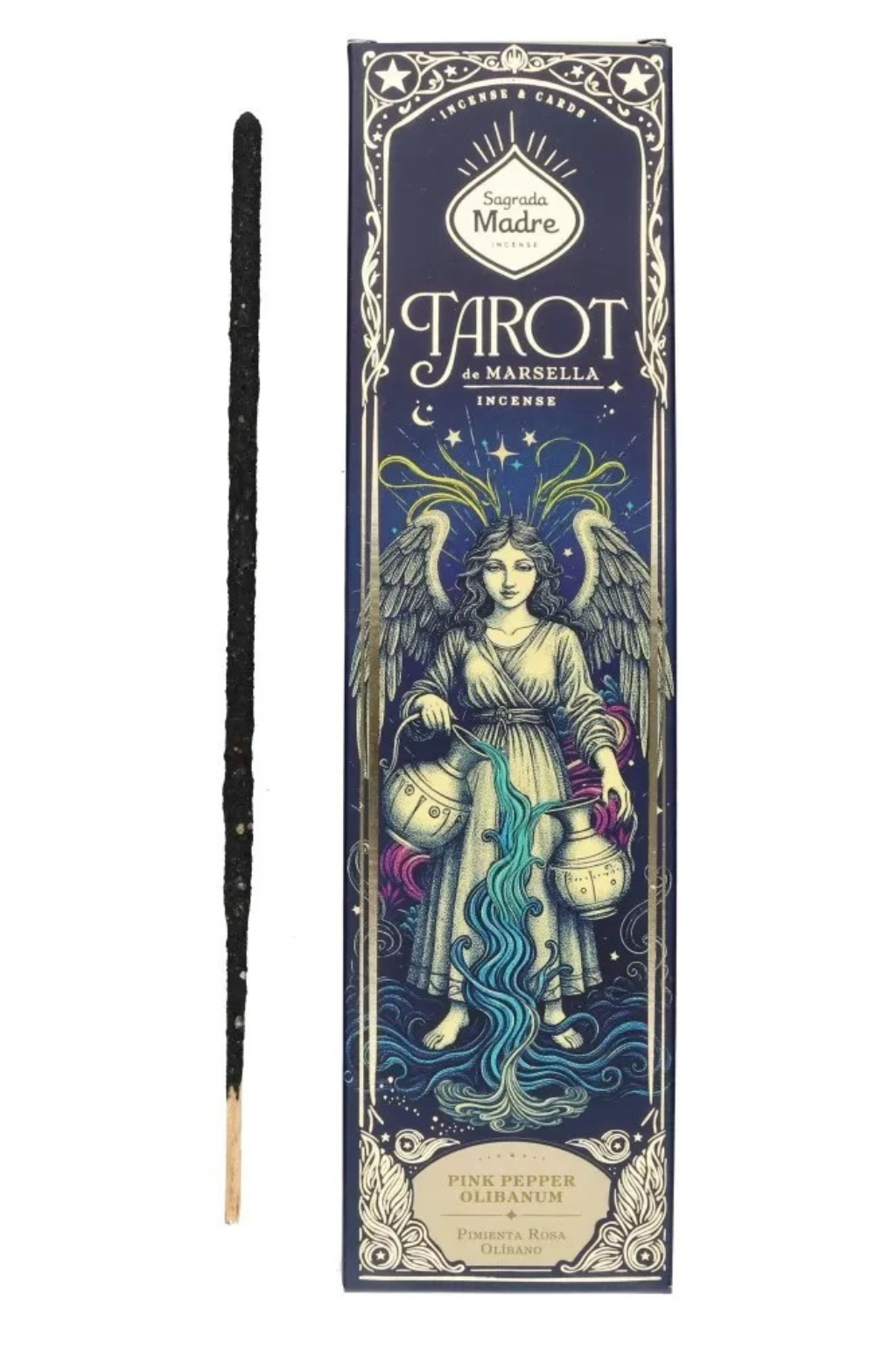 Vonné tyčinky Sagrada Madre Tarot Ružové Korenie a Kadidlo