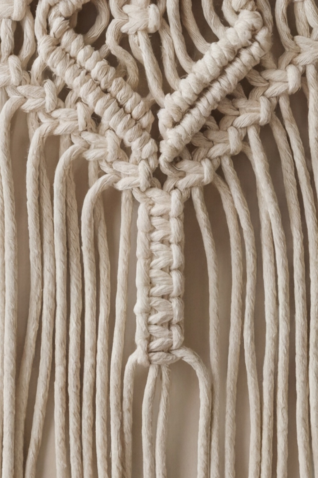 Macramé nástenná dekorácia