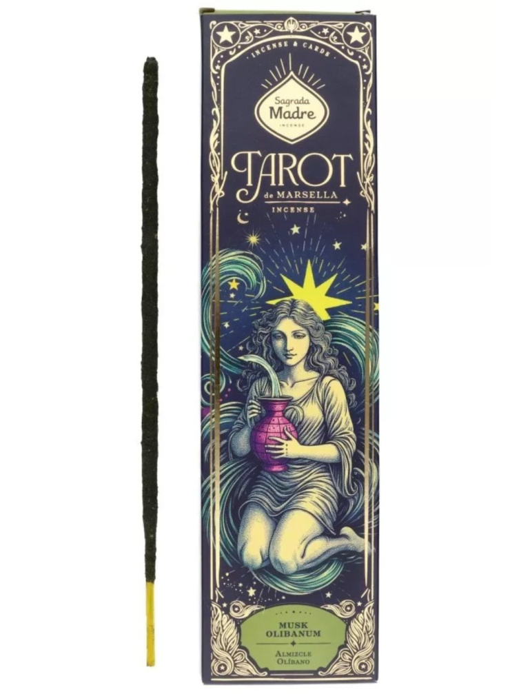 Vonné tyčinky Sagrada Madre Tarot Pižmo a Kadidlo