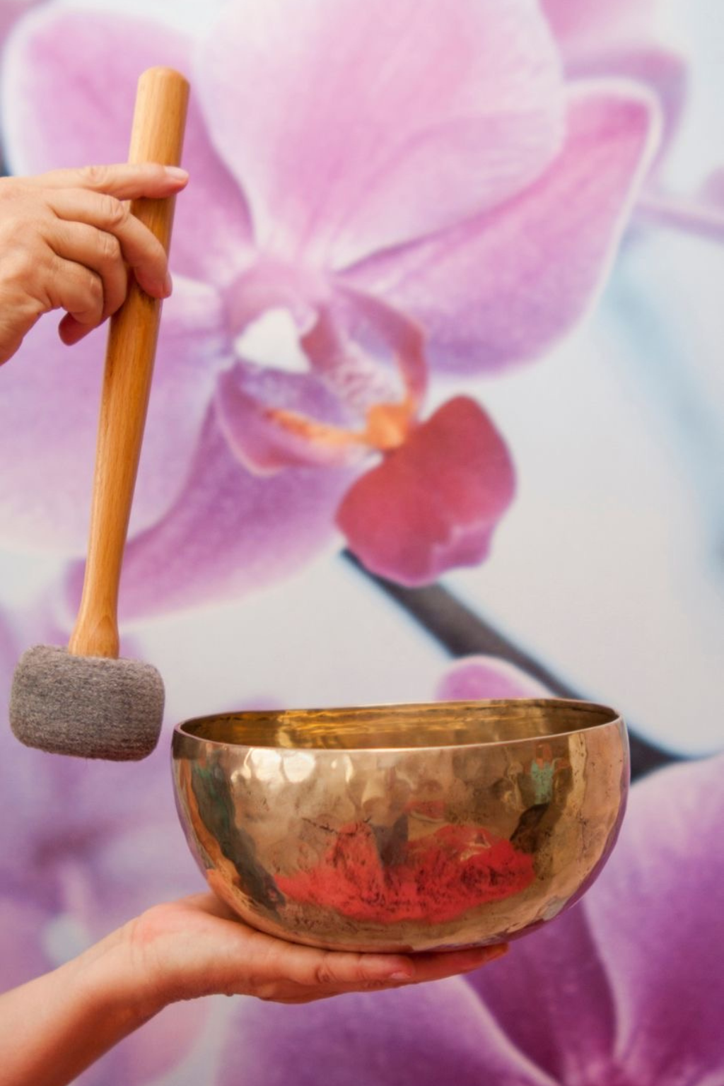 Sada mäkkých paličiek pre zvukové misy