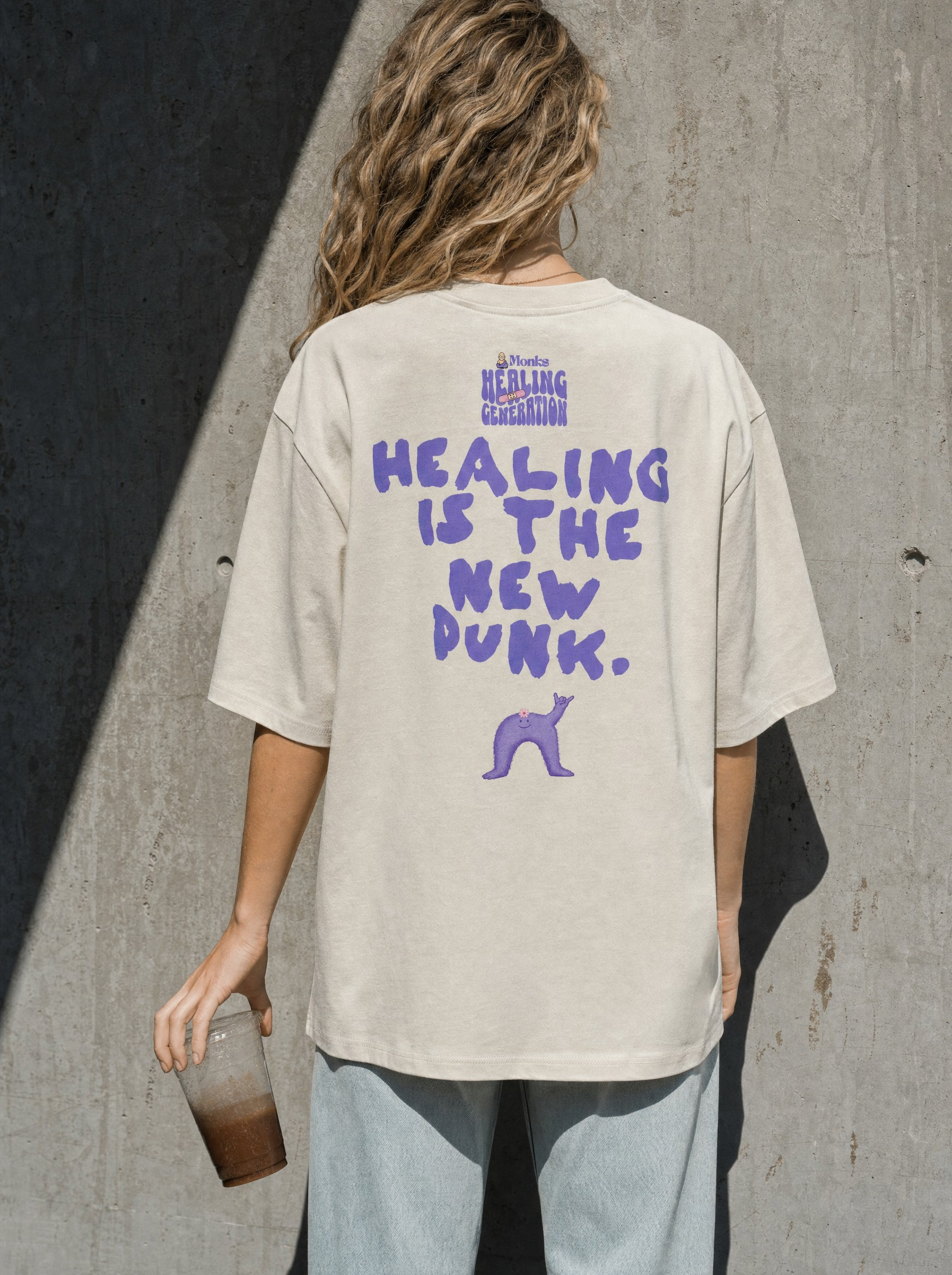 Tričko Monks Healing Generation Unisex