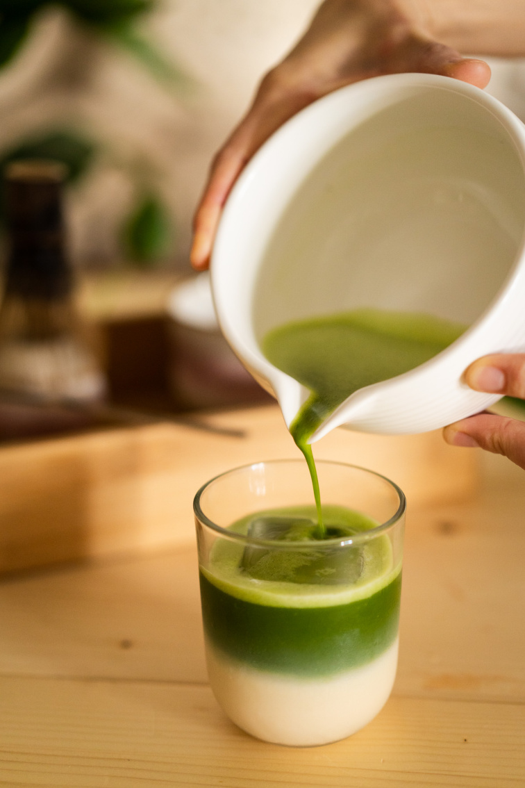 Tradičná japonská miska na matchu Tsuki