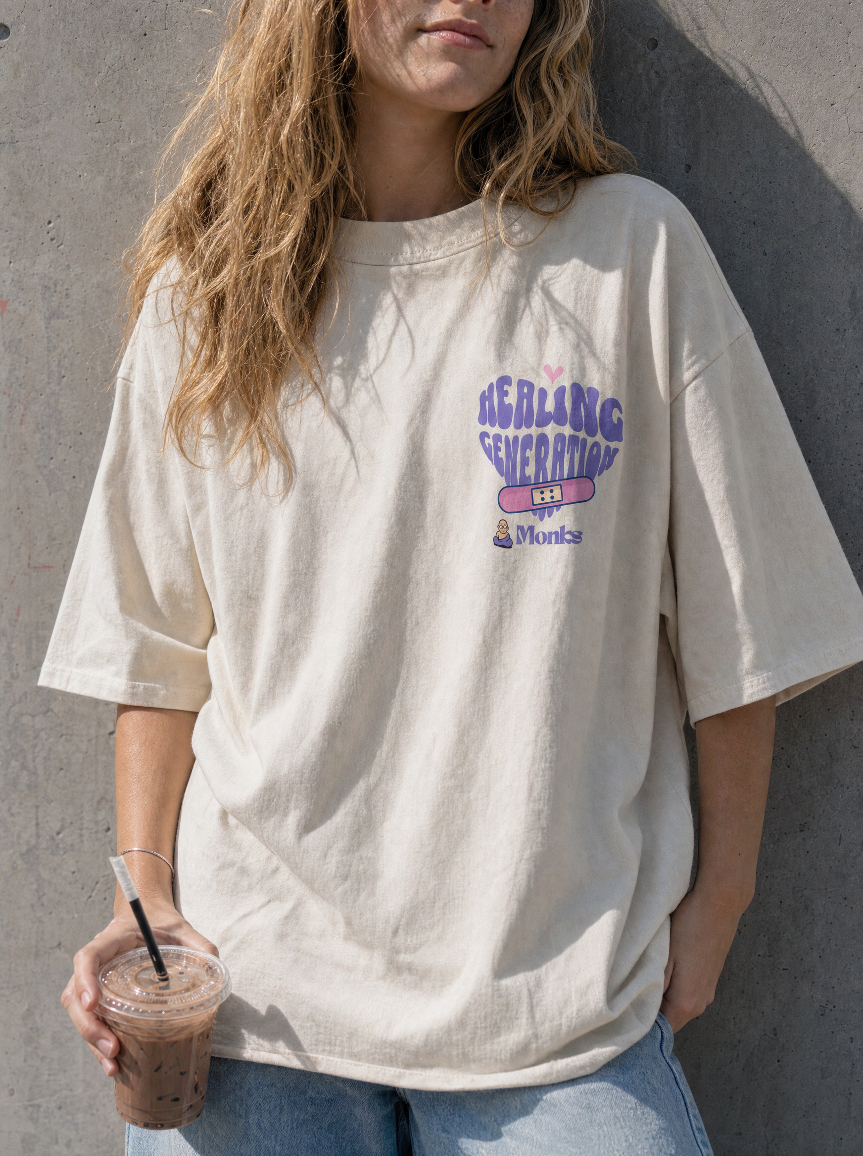 Tričko Monks Healing Generation Unisex
