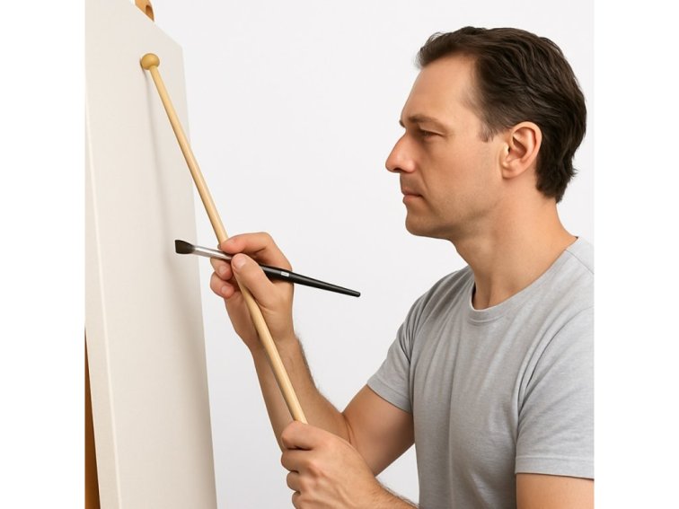 Mahl Stick, podpěrná hůl pro malování