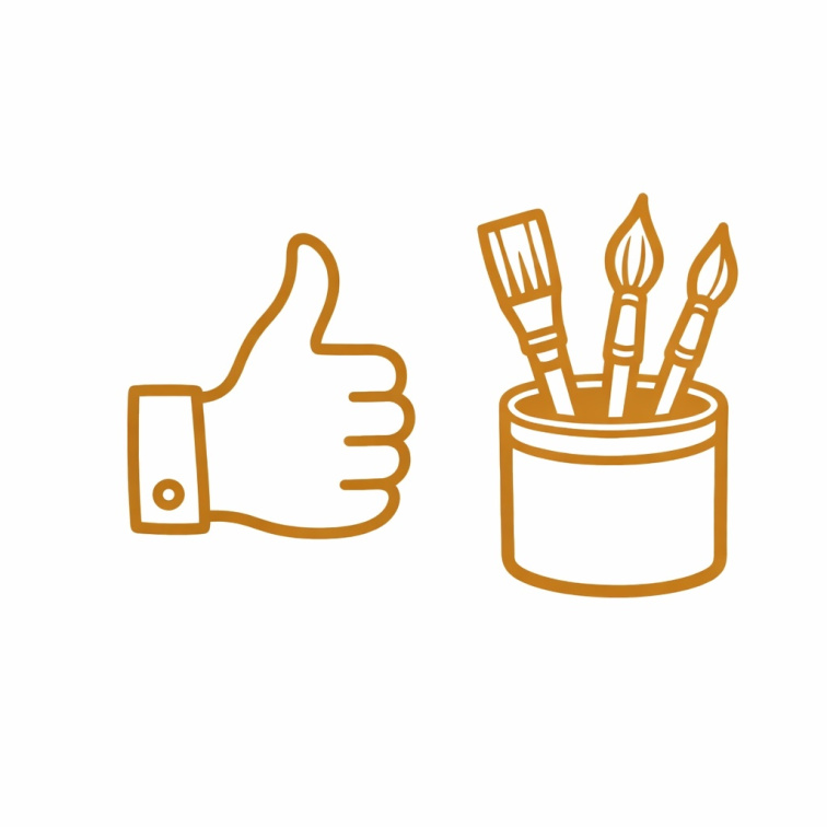 Zlatá barva na písmo v kameni