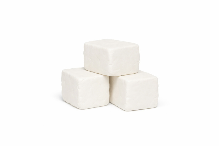 Sochařská plastelína, bílá