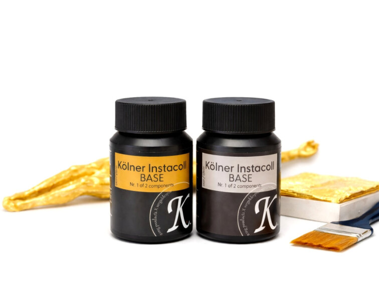 Lepidlo Kölner Instacoll systém, vysoce lesklé pozlacování