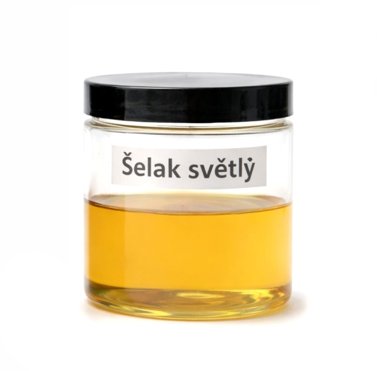 Šelaková politura, Světlý bez vosku, 30 % roztok