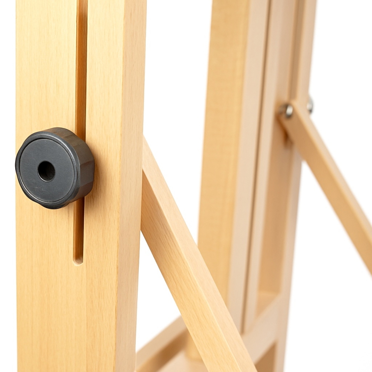 Ateliérový malířský stojan, pojízdný