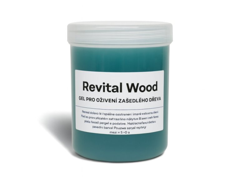 WOOD REVITAL, gel pro oživení zašedlého dřeva