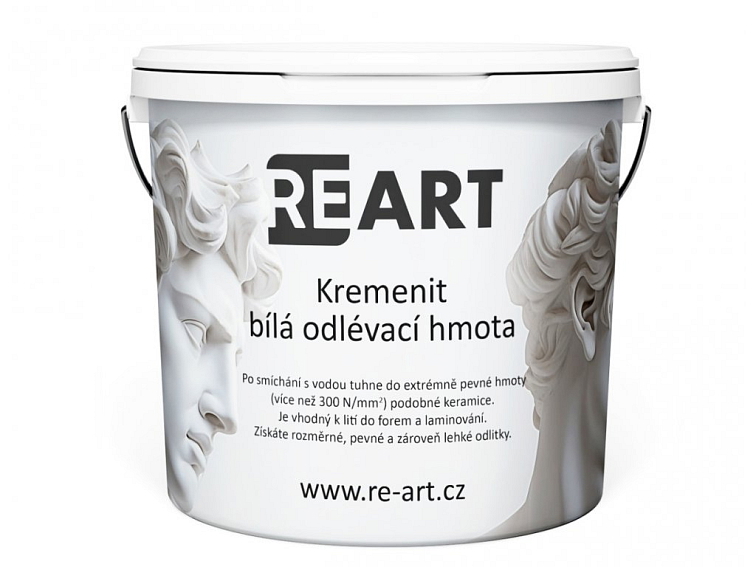 Kremenit bílá odlévací hmota