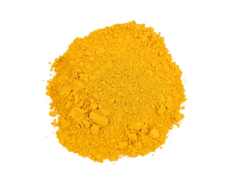 Burgundská okrová žlutá, jemná