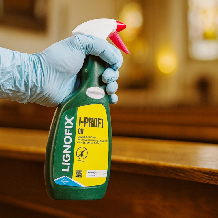 Lignofix I-Profi-OH - ochrana již napadeného dřeva
