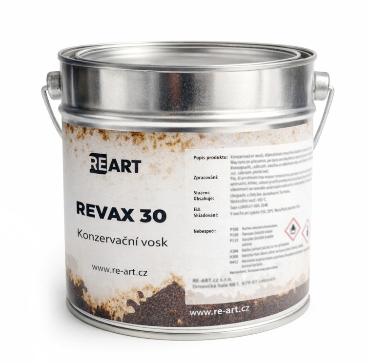 Revax 30 - vosk na dlouhodobou ochranu kovu