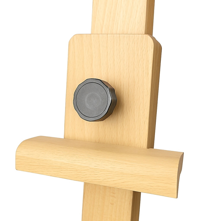 Ateliérový malířský stojan, pojízdný