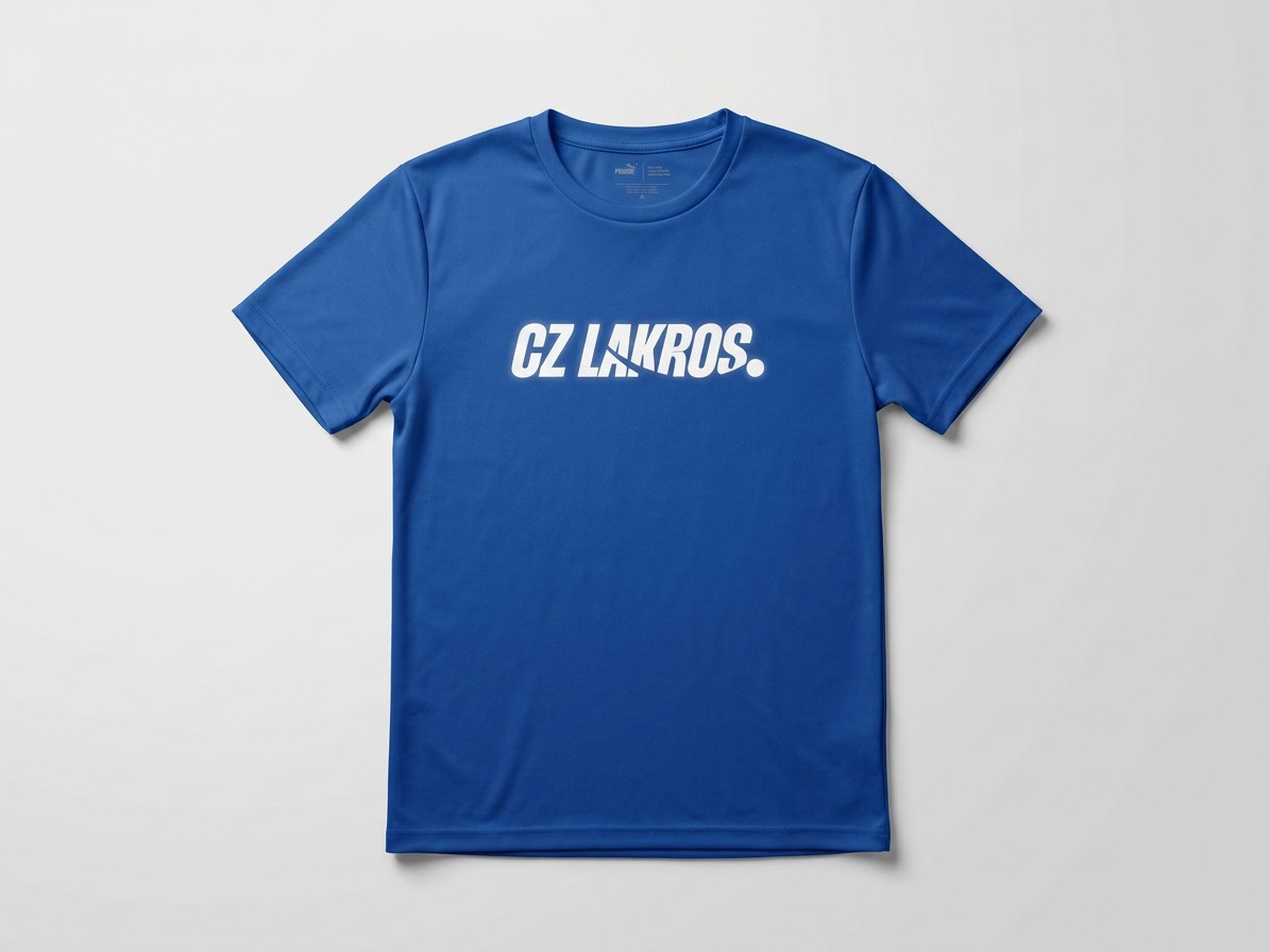 Dětské sportovní triko CZ Lakros – modré