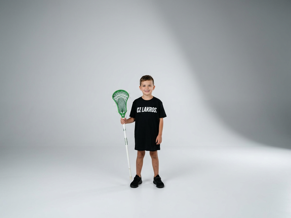 Dětské unisex tričko CZ Lakros černé – oficiální merch