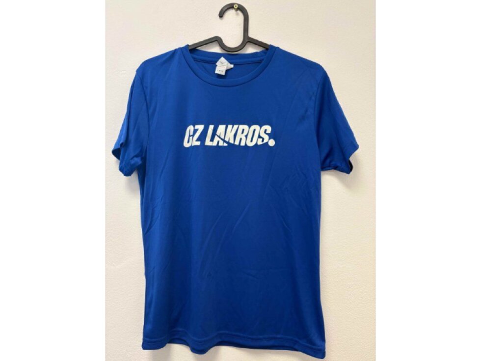 Dětské sportovní triko CZ Lakros – modré