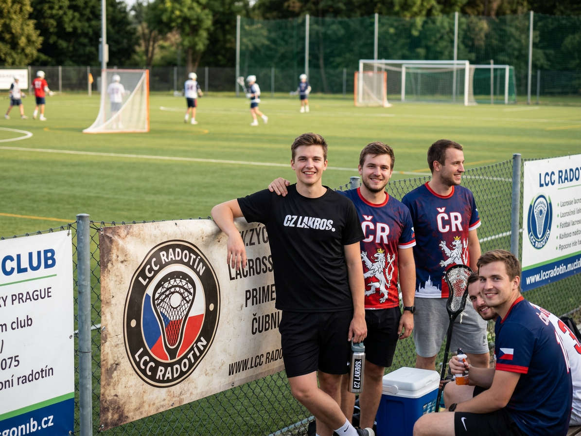 Dětské sportovní tričko CZ Lakros 100% polyester – černé