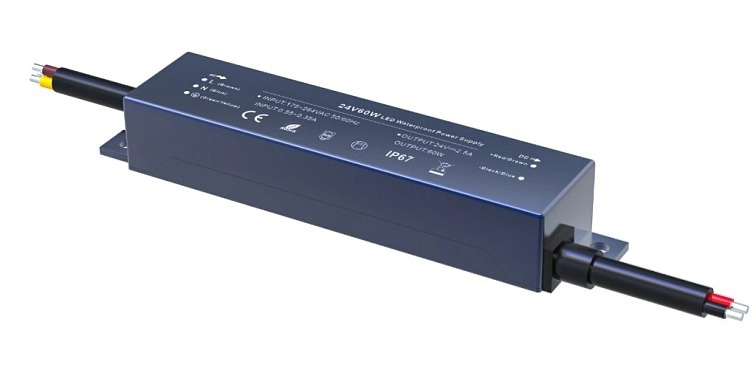 LED napájecí zdroj 60W, 24V, IP67 - MINI