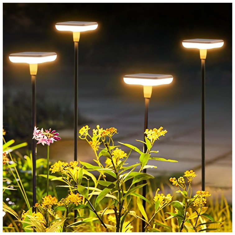 LED solární lampa čtverec - Efekt plovoucího světla