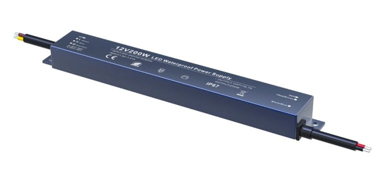 LED napájecí zdroj 200W, 12V, IP67 - MINI