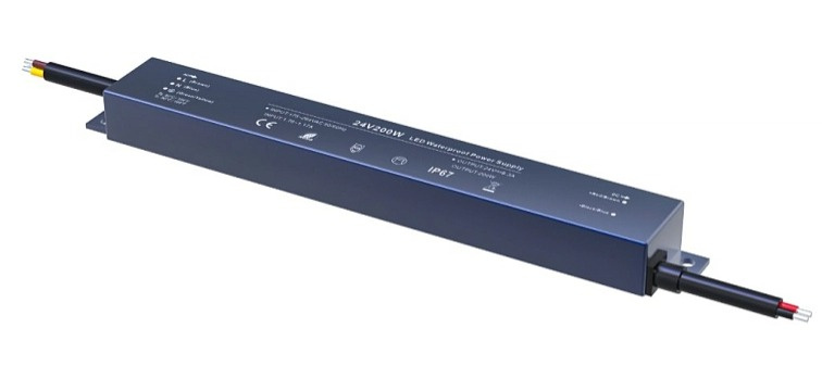 LED napájecí zdroj 200W, 24V, IP67 - MINI