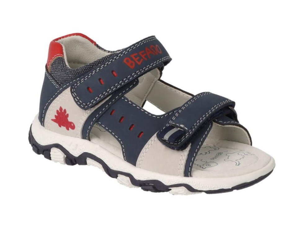 Befado DINO 170P097 - Chlapecké sandálky, Modré, Komfortní a Bezpečné