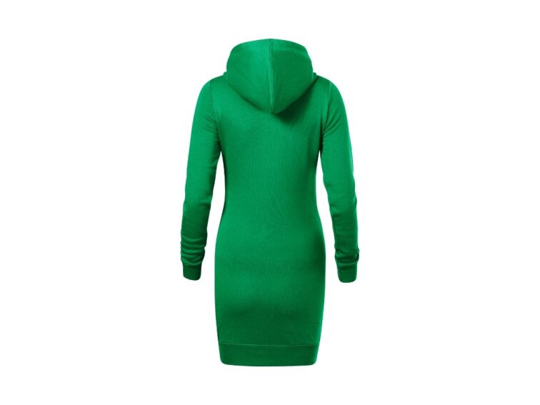 Dámské mikinové šaty Snap středně zelená
