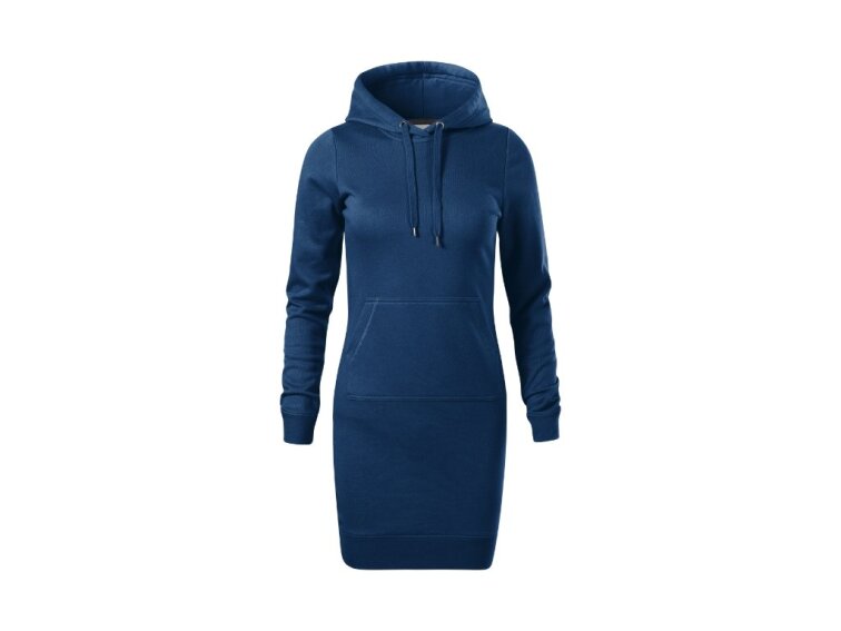 Dámské mikinové šaty Snap půlnoční modrá