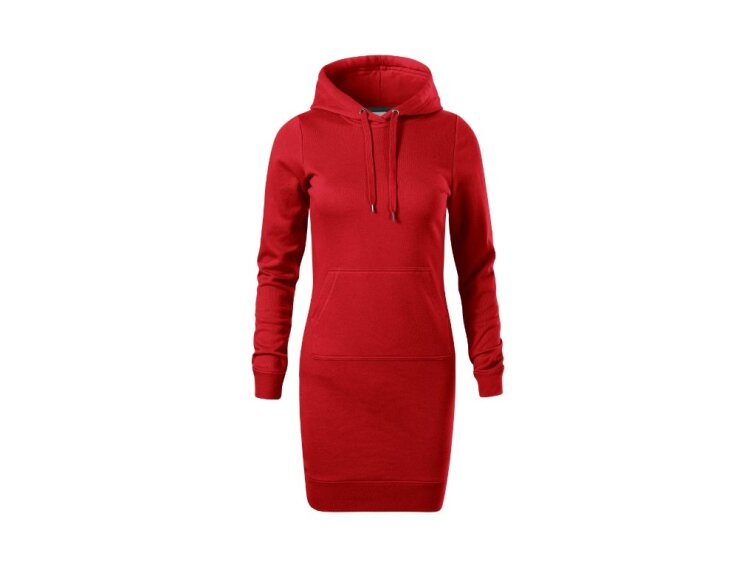 Dámské mikinové šaty Snap červená