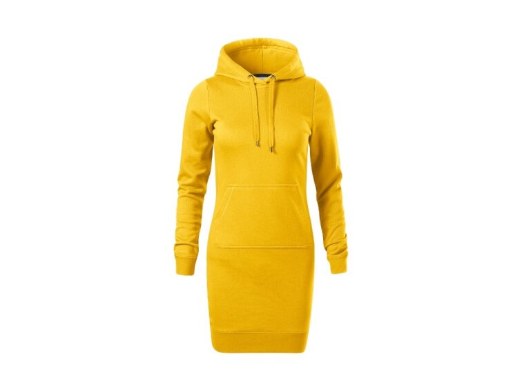 Dámské mikinové šaty Snap žlutá
