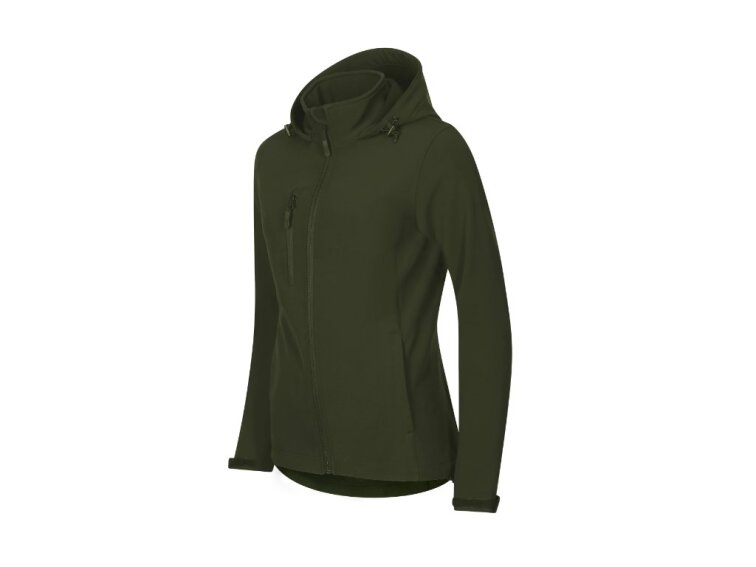 Dámská softshellová bunda Trail military