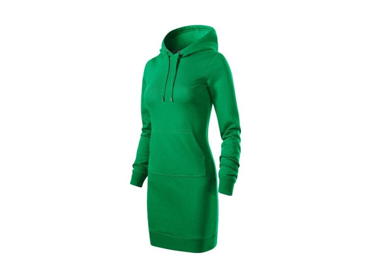 Dámské mikinové šaty Snap středně zelená