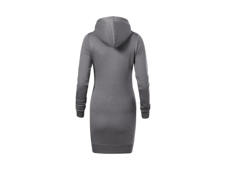 Dámské mikinové šaty Snap ocelově šedá