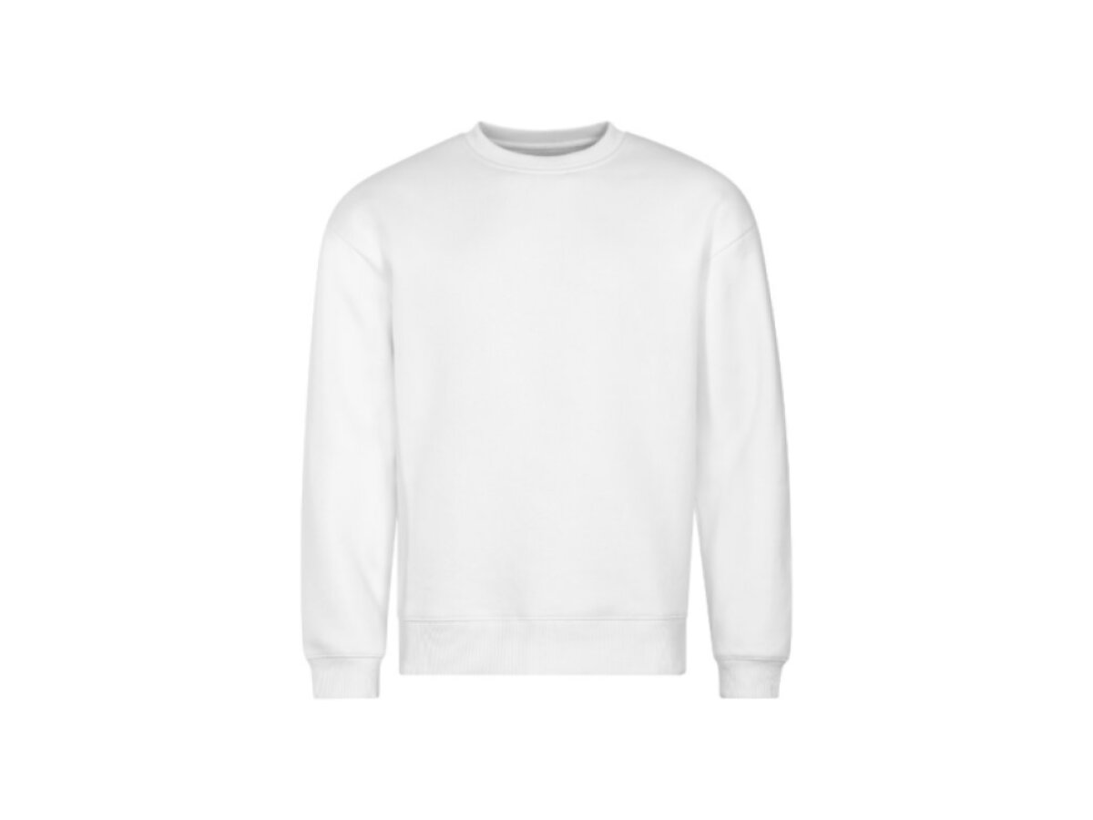 Mikina unisex Vibe Crew bílá