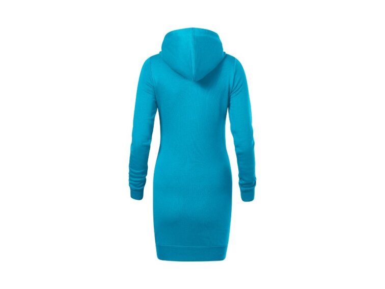 Dámské mikinové šaty Snap tyrkysová