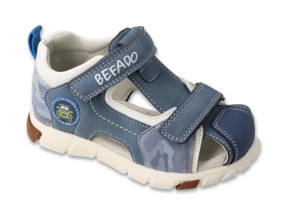 Chlapecké sandálky BEFADO ADVENTURE 170P106 – Kožené pohodlí a ochrana