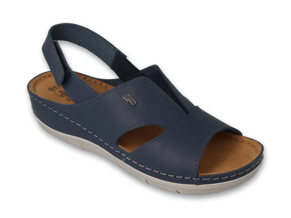 Dámské kožené sandály Dr. ORTO CASUAL 158D263 - modré
