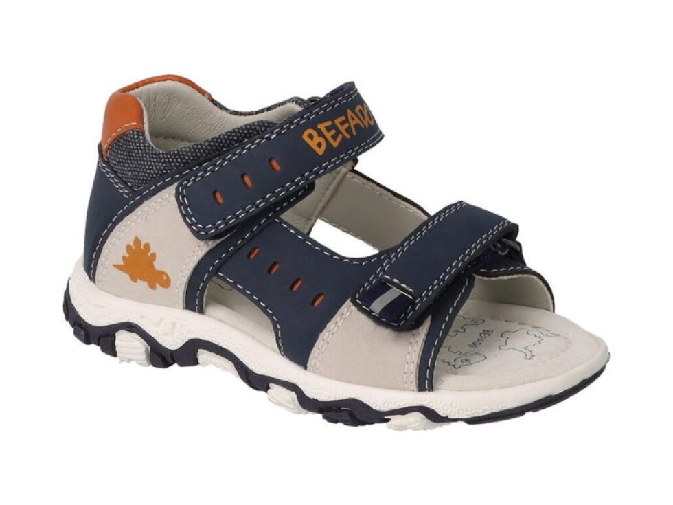Chlapecké sandálky Befado DINO - Modré, Antialergické